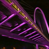 PONTI CALATRAVA in rosa in occasione della campagna Nastro Rosa AIRC