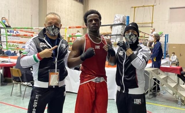 Da sx- Cosimo Trebisonda, Alfred Commey,Michael Galli