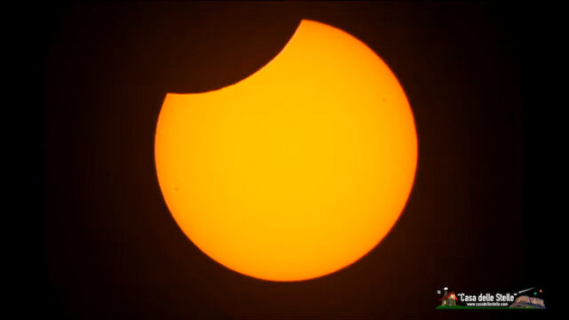 eclisse parziale di sole_casa delle stelle 2022