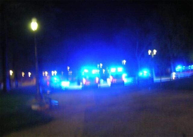 polizia-ambulanze-parco